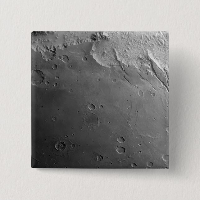 Surface of Mars 2 2 Inch Square Button (Front)