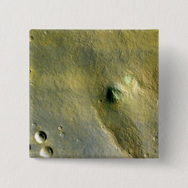 Surface of Mars 2 Inch Square Button (Front)
