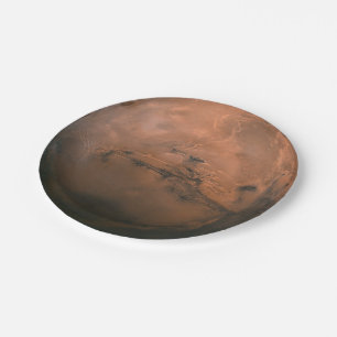 Surface of Mars (The Red Planet) Paper Plate