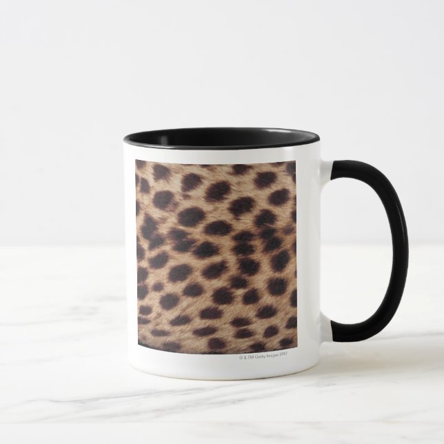 Surface of spotted feline mug (Right)