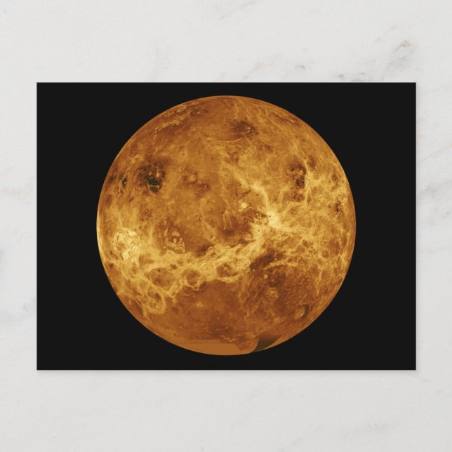 Surface of the Planet Venus Postcard (Front)