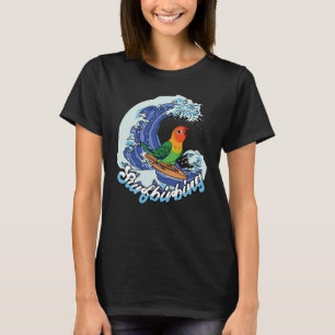 Surfbirbing Parrot I Fischers Lovebird T-Shirt