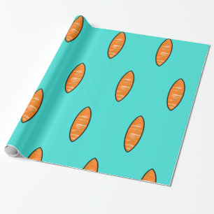 Surfboard 30”x6 feet, Glossy Wrapping Paper #1