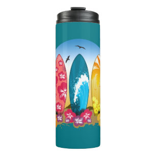 Surfboard Beach Thermal Tumbler