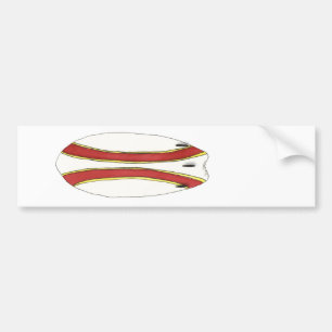 Surfboard Bumper Sticker