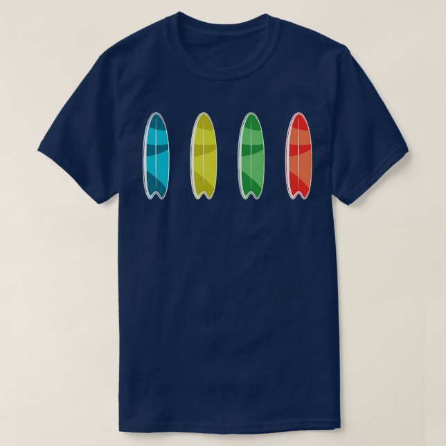 Surfboard collection TShirt (Design Front)