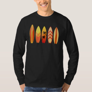 Surfboard For Men Women Surfing Surfboarders T-Shirt