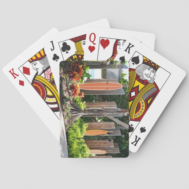 Surfboard Playing Cards (Back)