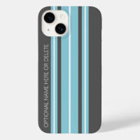 Surfboard Stripes - Grey and Blue racing