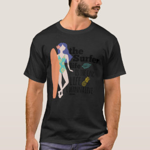 Surfboard wifes mother Hawaii Ocean retro T-Shirt