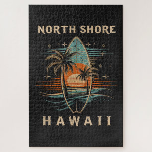 Surfboarder North Shore Hawaii Jigsaw Puzzle