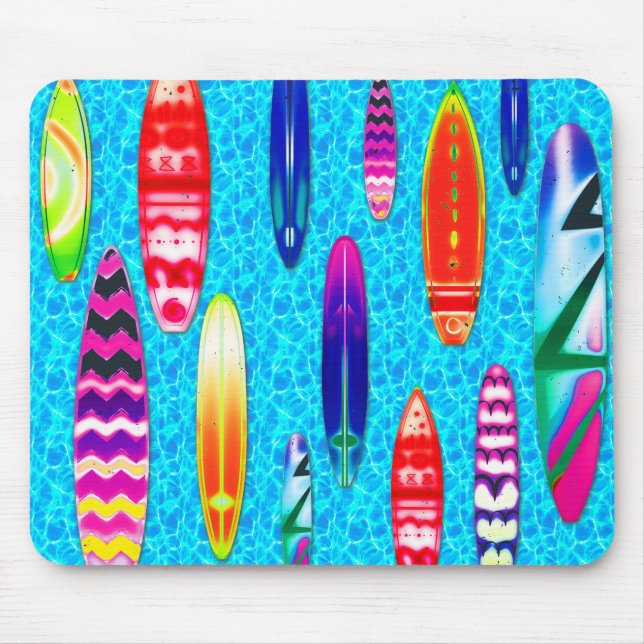 Surfboards 1 Mousepad (Front)