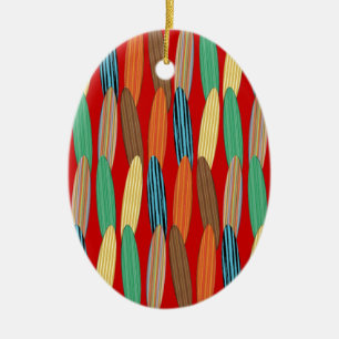 Surfboards Ceramic Ornament