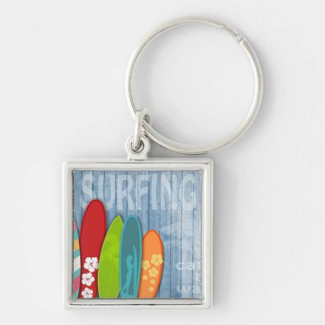 Surfboards Keychain (Front)