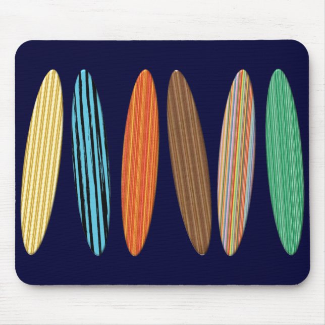 Surfboards Mouse Pad (Front)