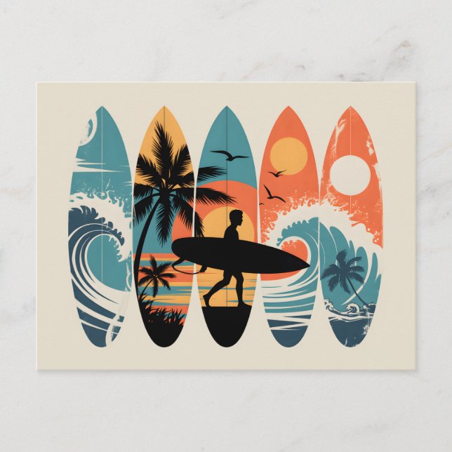 Surfboards Postcard (Front)