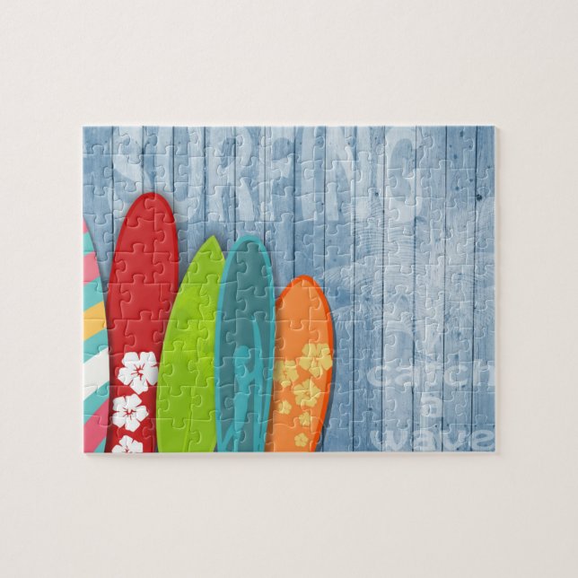 Surfboards Puzzle (Horizontal)