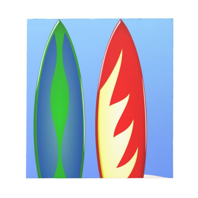Surfboards retro surf notepad (Front)