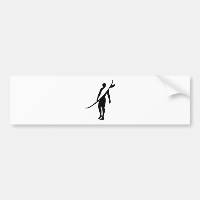 surfer1 bumper sticker (Front)