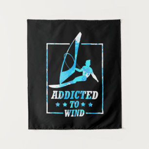 Surfer Addicted To Wind Tapestry