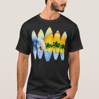 Surfer And Surfboards T-Shirt