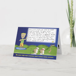 Surfer Angel Holiday Card