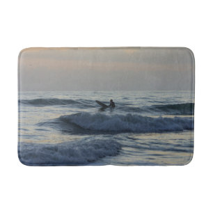 Surfer Awaits Bath Mat