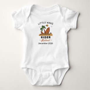 Surfer Baby Shower: Little Wave Rider - Surfing Bodysuit
