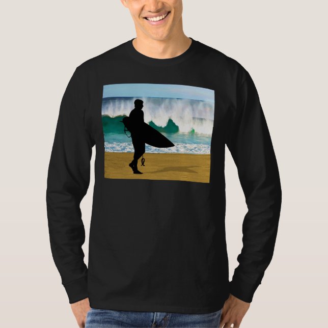 Surfer by Crashing Tube T-Shirt (Front)