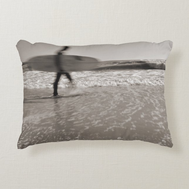 Surfer by Shirley Taylor Accent Pillow (Front)