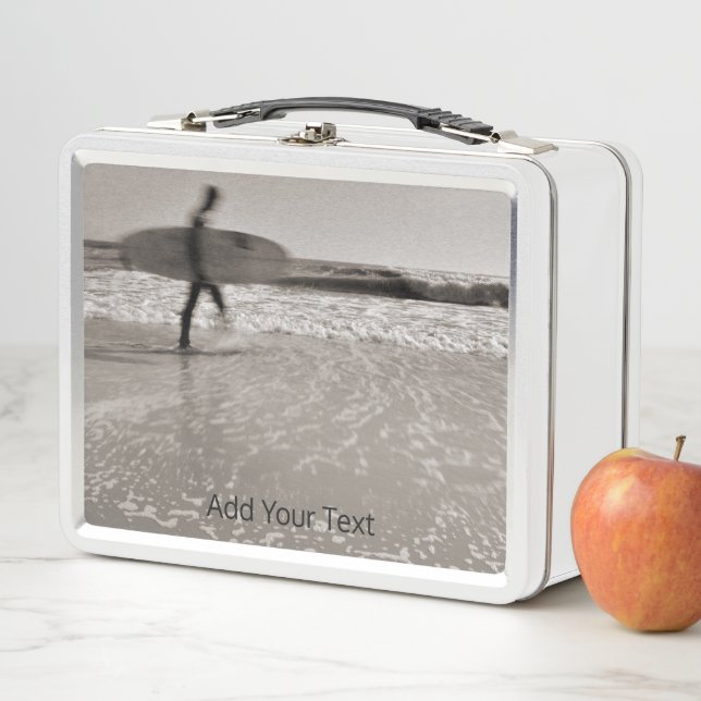 Surfer by Shirley Taylor Metal Lunch Box (In Situ)