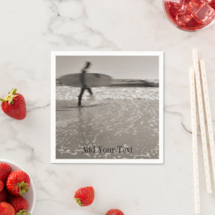 Surfer by Shirley Taylor Paper Napkins