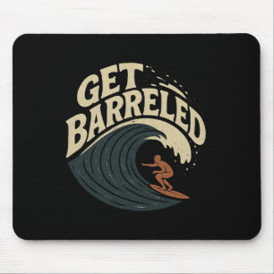 Surfer Catching A Rrel - Get Rreled _2 Mouse Pad