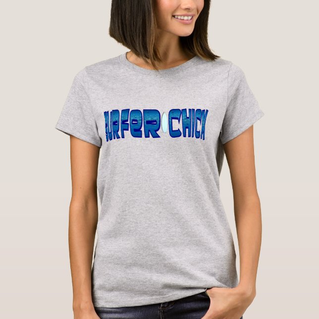 surfer chick T-Shirt (Front)