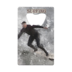 Surfer Credit Card Opener Credit Card Bottle Opener