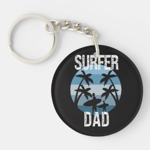 Surfer Dad Keychain