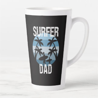 Surfer Dad Latte Mug