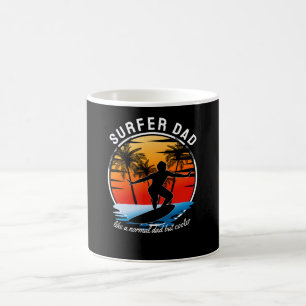 Surfer Dad Like a Normal Dad But Cooler Coffee Mug