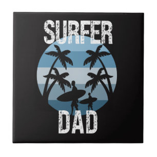 Surfer Dad Tile