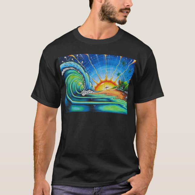 Surfer Design T-Shirt (Front)