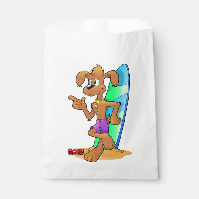 SURFER DOG FAVOUR BAG (Front)