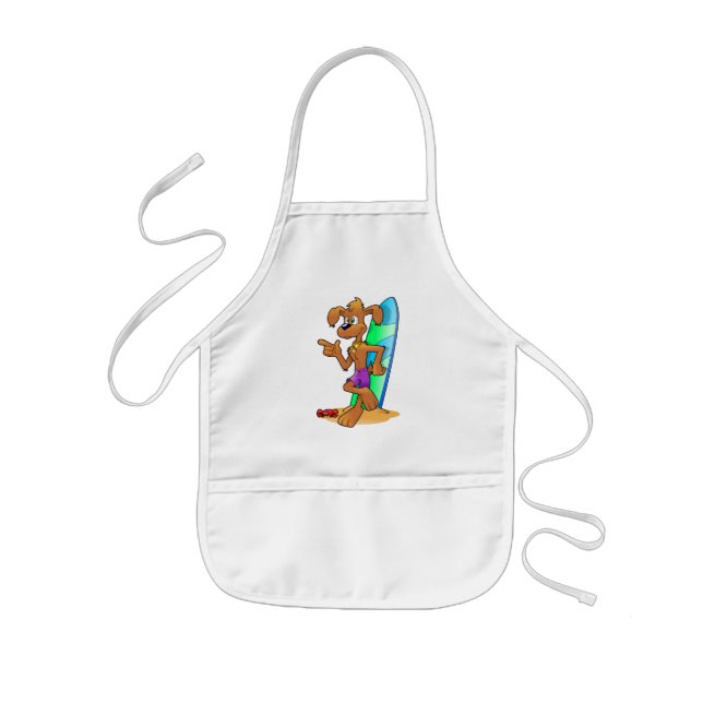 SURFER DOG KIDS APRON (Front)