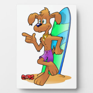 SURFER DOG PLAQUE