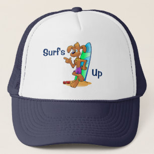 Surfer Dog Trucker Hat
