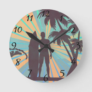 Surfer Dude Clock