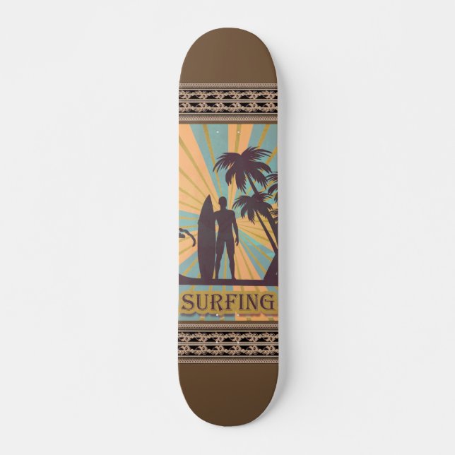 Surfer Dude Skateboard (Devant)