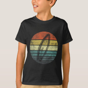 Surfer Gifts Retro Sunset Surfboard Silhouette Sur T-Shirt