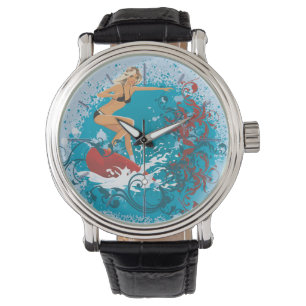 Surfer Girl 1 Watch & Numeral Options