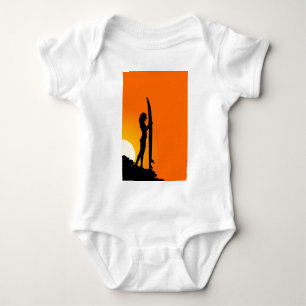 Surfer Girl Baby Bodysuit