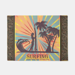 Surfer Girl Door Mat